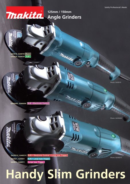 Handy Slim Grinders - Makita