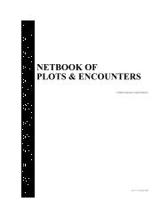 NETBOOK OF PLOTS & ENCOUNTERS - SaintSilver