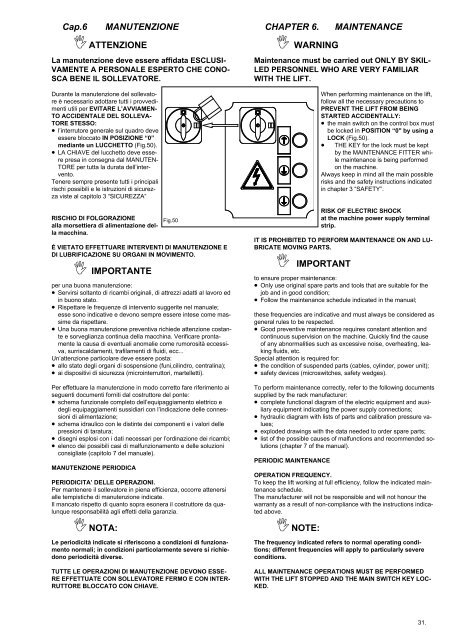 IATTENZIONE - V-Tech Garage Equipment