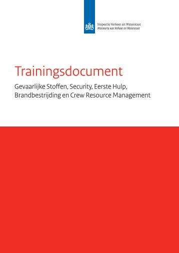 Trainingsdocument - Inspectie Leefomgeving en Transport