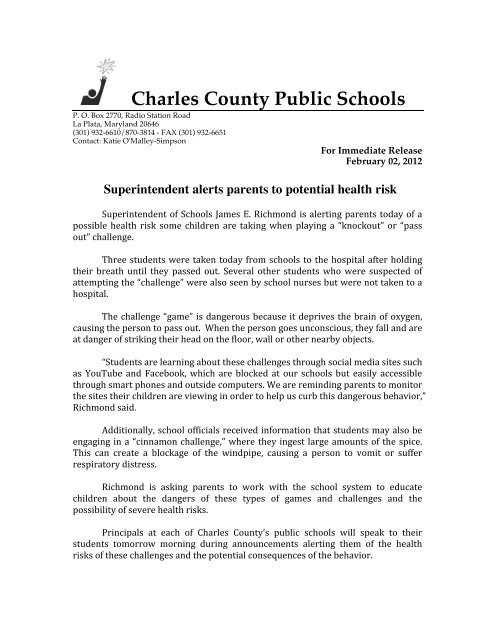 Download - Charles County Public Schools