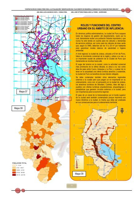 plan de desarrollo urbano de puno - actualizacion - Municipalidad ...