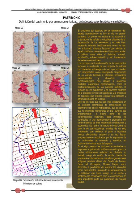 plan de desarrollo urbano de puno - actualizacion - Municipalidad ...