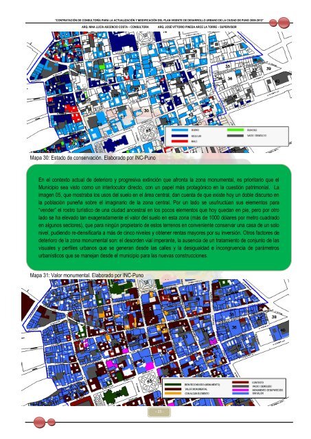 plan de desarrollo urbano de puno - actualizacion - Municipalidad ...