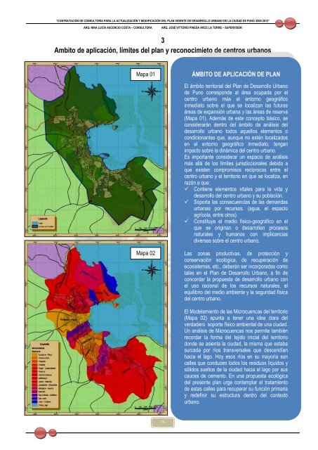 plan de desarrollo urbano de puno - actualizacion - Municipalidad ...