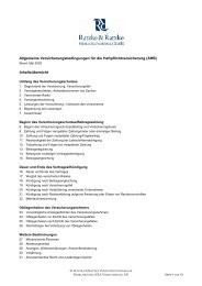 Axa Tarifbedingungen Peh 04 05 Beim Fairsicherungsladen