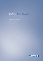 Blue Clamp catalogue download - Matrix GmbH