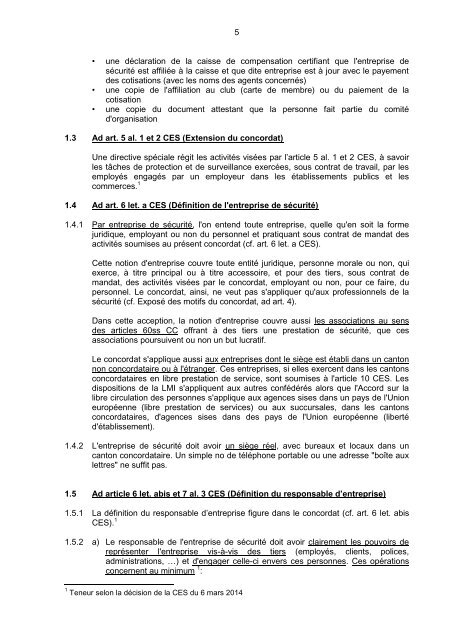 Directive du 28 mai 2009 concernant le concordat du 18 octobre ...