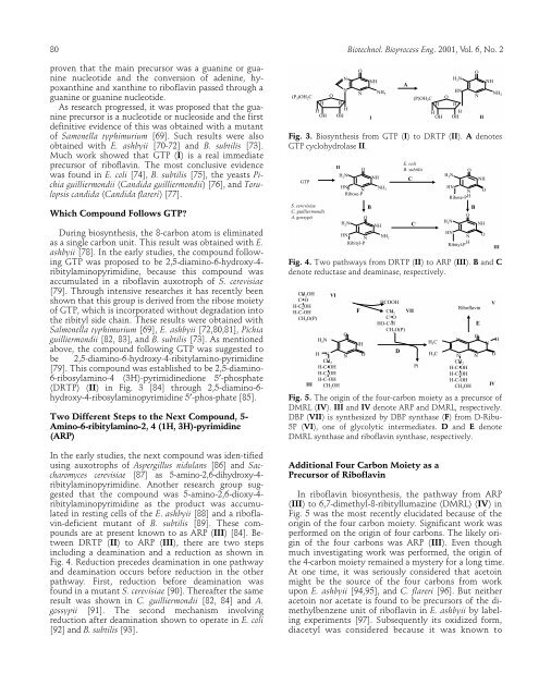 Microbial Production of Riboflavin Using Riboflavin Overproducers ...