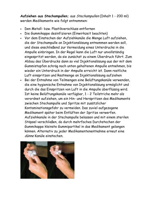 Injektionen, Definitionen, Beschreibungen Ablauf.pdf - Bak-24.de