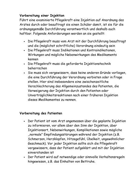 Injektionen, Definitionen, Beschreibungen Ablauf.pdf - Bak-24.de