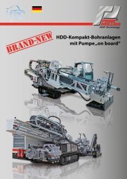 HDD-Kompakt-Bohranlagen mit Pumpe âon boardâ - Prime Drilling ...