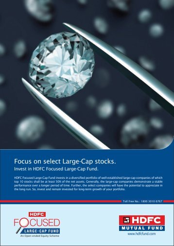 Focus Large-Cap Fund Leaflet - HDFC Mutual Fund