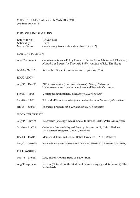 [PDF] Karen van der Wiel