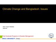 Post Graduate Programs in Disaster Management BRAC ... - auedm