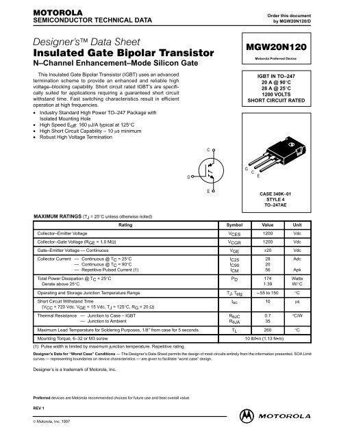 Insulated Gate Bipolar Transistor