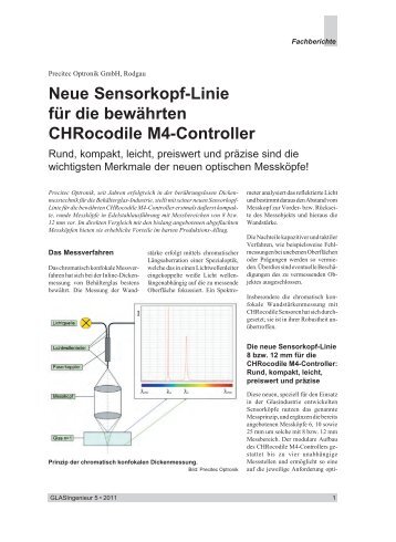 Neue Sensorkopf-Linie fÃ¼r die bewÃ¤hrten CHRocodile M4-Controller