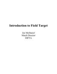 Introduction to Field Target