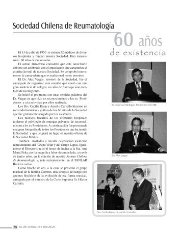 60 aÃ±os - Sociedad Chilena de ReumatologÃ­a