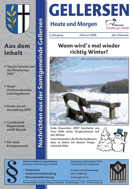 Mitteilungsblatt 02/2008 - Samtgemeinde Gellersen