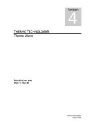 ThermoAlarm - Thermomax Technologies