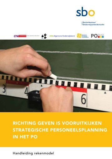 Handleiding rekenmodel - Arbeidsmarktplatform PO