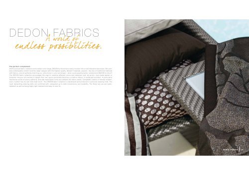 DEDON FABRICS - Paka Distribution