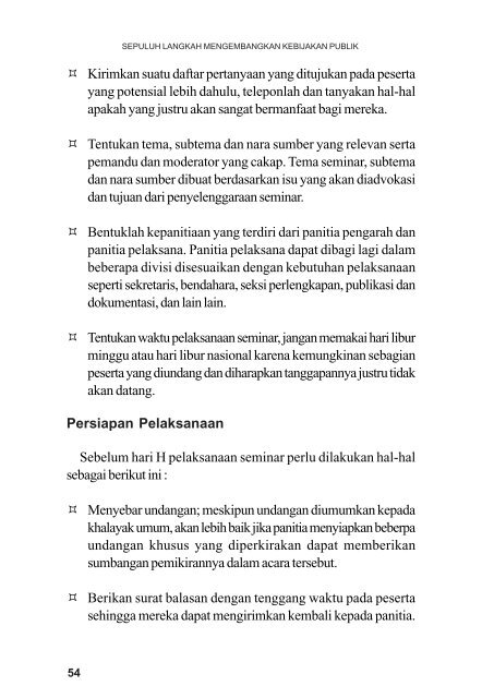 10 Langkah Mengembangkan Kebijakan Publik - Komunitas AIDS ...