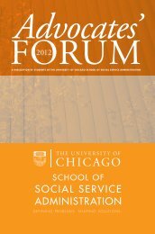 DEFINING PROBLEMS. SHAPING SOLUTIONS . - School of Social Service ...