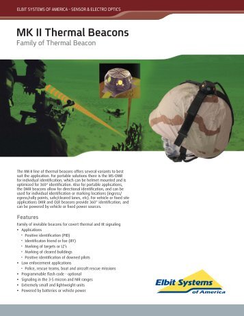 MK-II Thermal Beacon - Elbit Systems of America