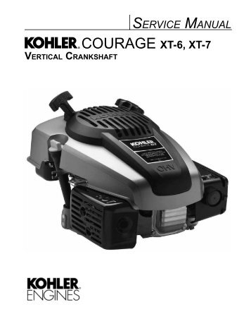 COURAGE XT-6, XT-7 - Kohler