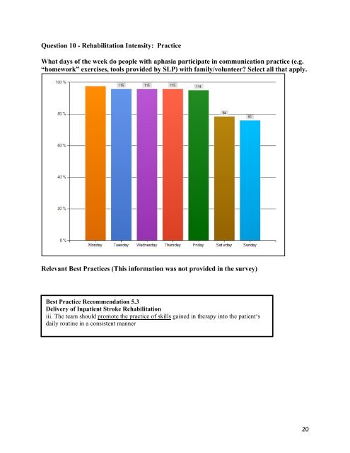 SLP Survey Report_Final - Aphasia Institute