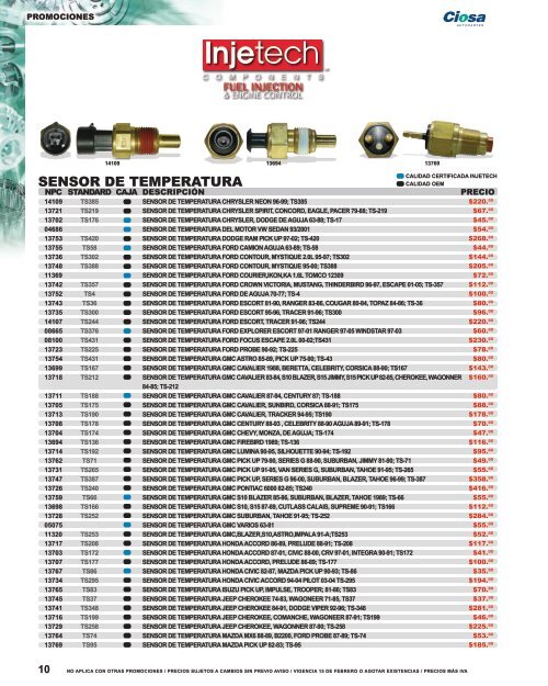 ediciÃ³n 78 vigencia del 1 de enero al 15 de febrero de 2011