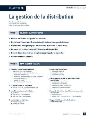 Solutionnaire chapitre 8