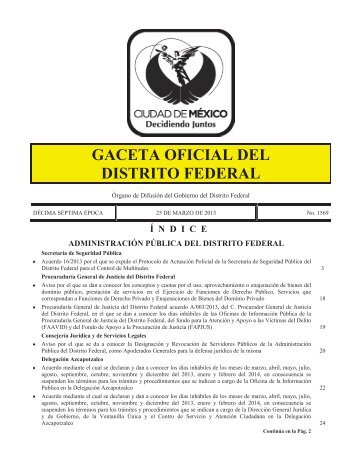 gaceta oficial del distrito federal - DelegaciÃ³n Iztacalco - Gobierno ...