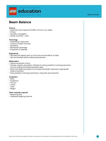 Beam Balance