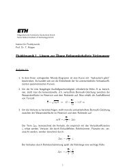 Fluiddynamik I - LÃ¶sung zur Â¨Ubung Reibungsbehaftete ... - IFD