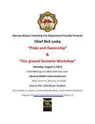 Workshop Flyer and Registration Form - Indiana Fire Chiefs ...