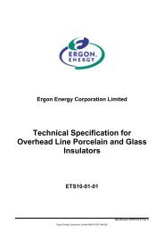 Technical Specification for Overhead Line Porcelain ... - Ergon Energy