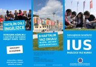 ingilizce yaz kursu - International University of Sarajevo