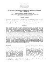 Greenhouse Gas Emissions Associated with Marcellus Shale