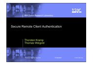 Secure Remote Client Authentication - Finnova