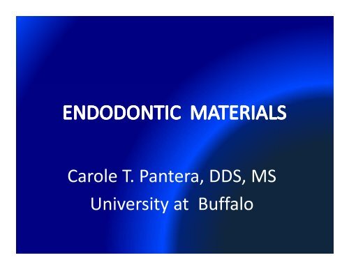 Endodontic Materials II Dr. C Pantera.pdf