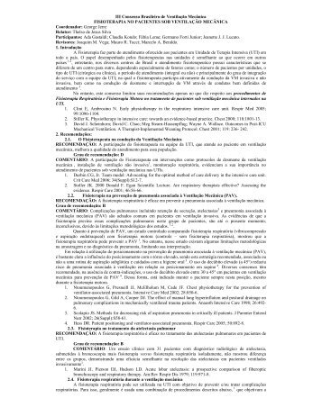 III Consenso Brasileiro de VentilaÃ§Ã£o MecÃ¢nica ... - Assobrafir