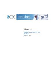 3CX Phone System for Windows Manual