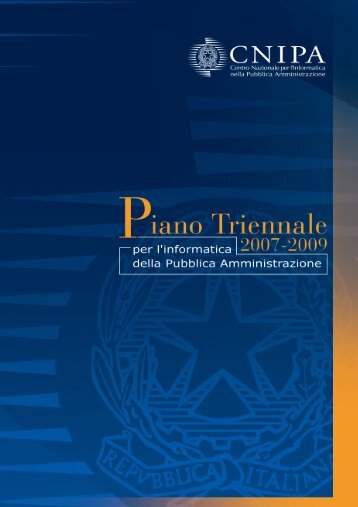 Piano triennale per l'informatica della pubblica amministrazione (PDF