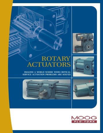 Moog serioes Flo-Tork rotary actuators