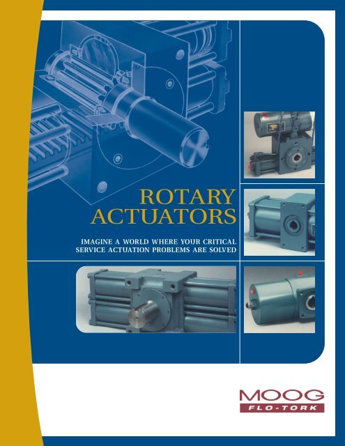 Moog serioes Flo-Tork rotary actuators