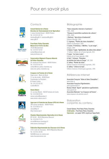 Guide dÃ©partemental des plantations en Vienne - Conseil GÃ©nÃ©ral ...