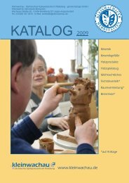 Katalog aktuell 09 - Kleinwachau